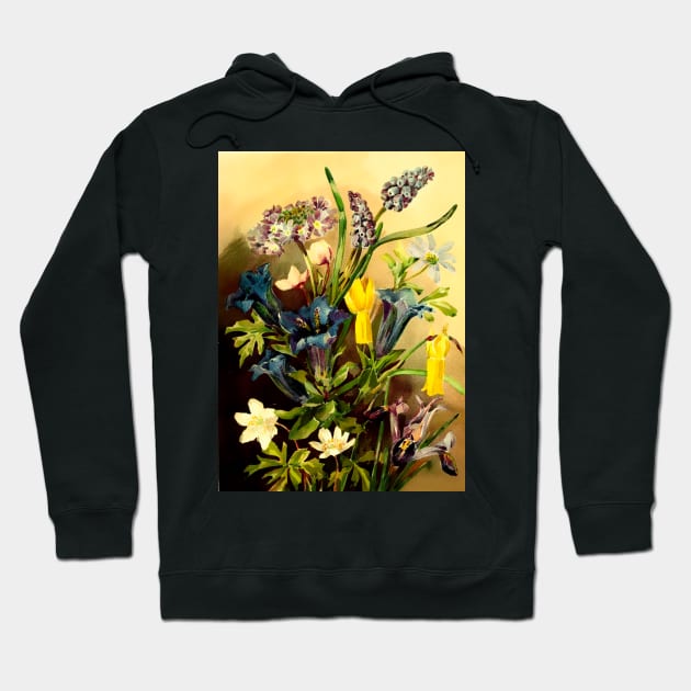 branch of spring Indrid flowers Hoodie by Marccelus